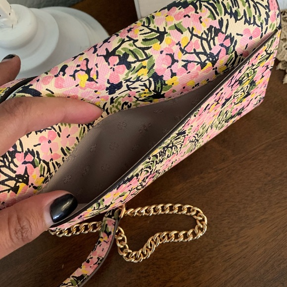 New 🌸 floral Tory Burch crossbody / wallet - Picture 6 of 8